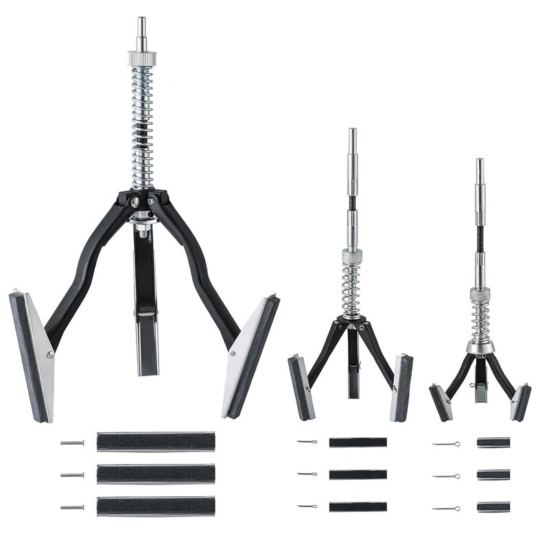 Acymner Engine Cylinder Hone Tool | Minimum 1" to Maximum 7" Diameter Adjustable Deglazer with Extra 9PCS Long Stones 220 Grit (1-1/8",2" and 4") - Image 1